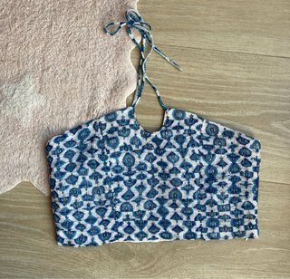 Top crop estampado Brownie