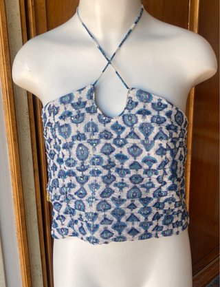 Top crop estampado Brownie