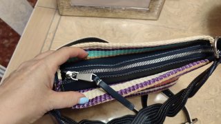 Bolso PMZ multicolor tejido