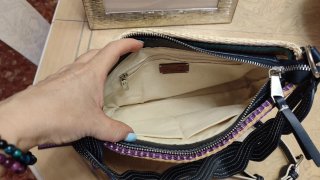 Bolso PMZ multicolor tejido