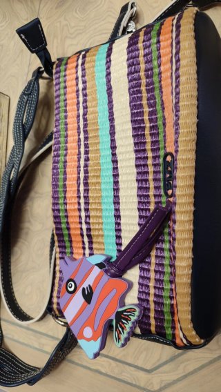 Bolso PMZ multicolor tejido