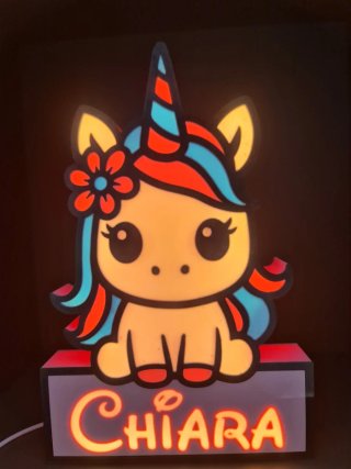 Lampada unicorno