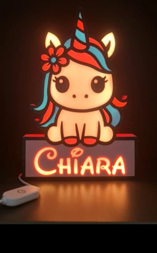 Lampada unicorno