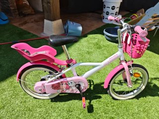 Bicicleta infantil Btwin rosa
