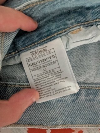 Bermudas Vaqueras Carhartt