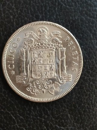 Moneda 5 Pesetas 1949 (Estrella 50)
