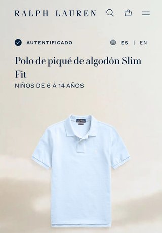 Polo Ralph Lauren Azul Talla S