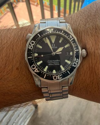 Omega Seamaster 36mm Negro/Plata
