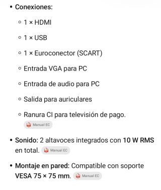 Televisión Nervi 24 pulgadas