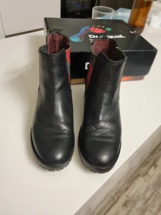 Botines Desigual Negros Talla 38