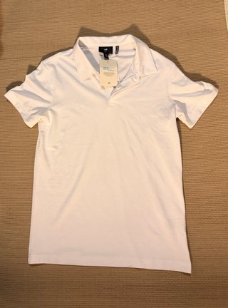 Polo H&M Blanco Talla XS