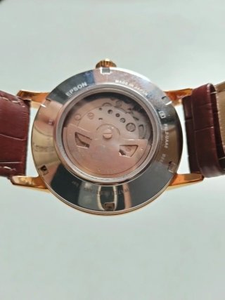 Reloj Orient Bambino Sun & Moon Open Heart.