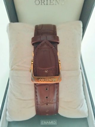 Reloj Orient Bambino Sun & Moon Open Heart.