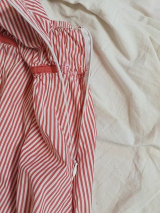 Vestito estivo Benetton donna righe rosse