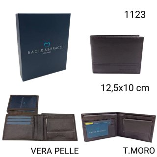 Portafoglio uomo Baci & Abbracci Vera Pelle
