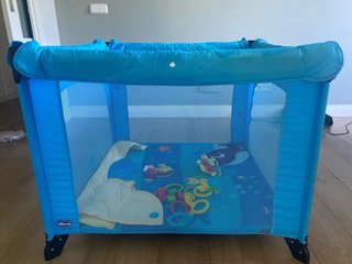 Parque infantil Chicco azul