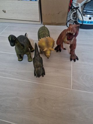 Lote dinosaurios juguete