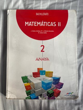 Matemáticas II 2 Bachillerato
