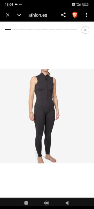 Traje Neopreno Mujer SUP Sin Mangas