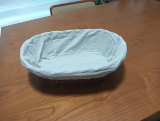 Cestas de mimbre y tela para eventos