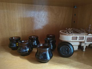 Set 7 Bicchieri Dom Bairo Anni '70