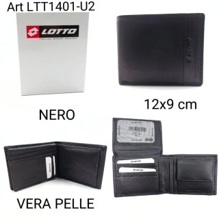 Portafoglio Lotto Vera Pelle  Uomo