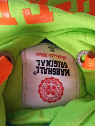 Sudadera Marshall Federal Verde Naranja
