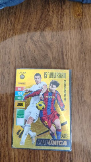 Carta Fútbol Adrenalyn La Liga 15º Aniversario