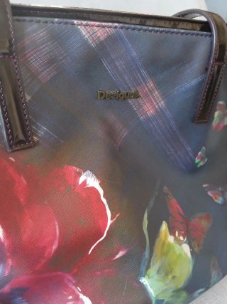 Bolso Tote Desigual Flores y Mariposas