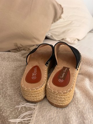 Sandalias Plataforma Caoba Talla 36
