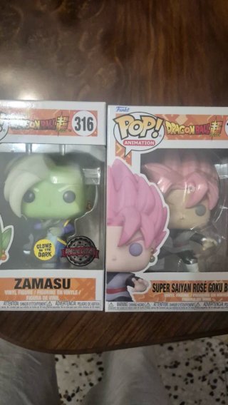 Funko Pop! Dragon Ball Zamasu y Goku Black