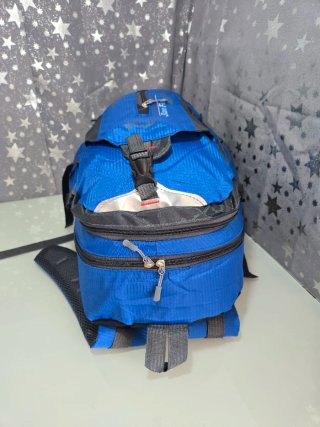 Mochila de senderismo camping azul 40l nueva