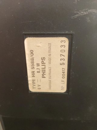 Radio despertador Philips HL 3766 vintage
