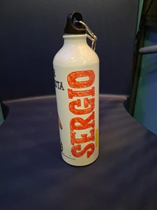 Botella personalizada, con dibujo o foto, nombre