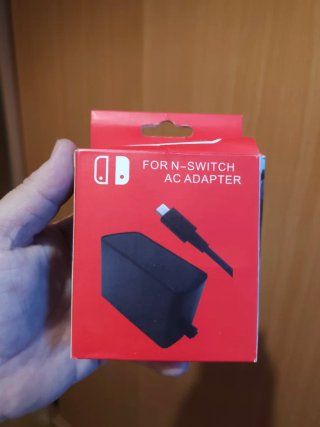 Cargador Nintendo Switch Lite OLED Negro