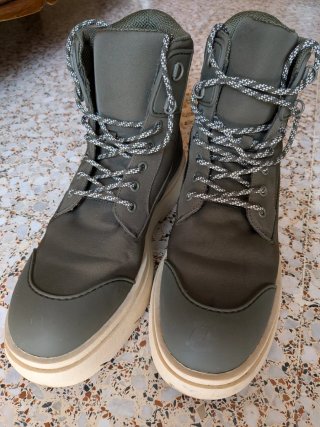 Botas militares Zara verdes
