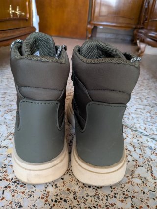 Botas militares Zara verdes