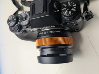 Fujifilm X-T1 + Lente SG 25mm f/1.8 AF