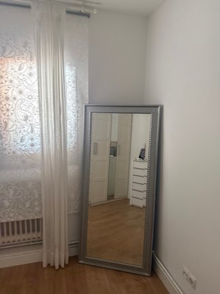 Espejo Ikea Gris Plata