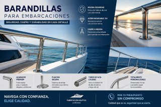 Barandillas e accesorios nautica a medida