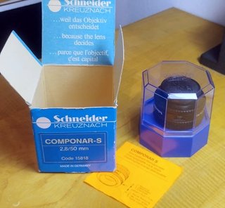 Objetivo Schneider Kreuznach COMPONAR-S 2.8/50mm