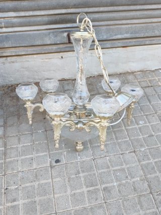Lámpara de araña de cristal Bohemia