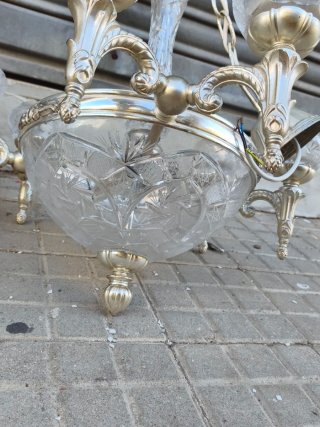 Lámpara de araña de cristal Bohemia