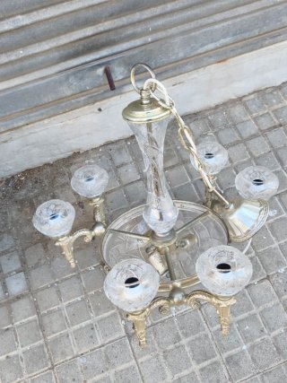 Lámpara de araña de cristal Bohemia