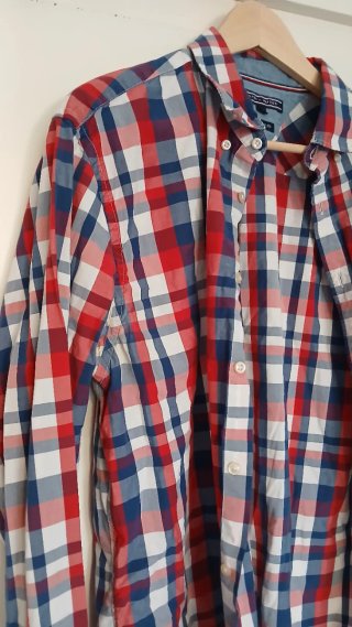 Camisa Tommy Hilfiger cuadros XL