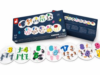 Puzzle educativo Janod números y animales
