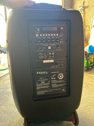 Altavoz Ibiza Sound Negro