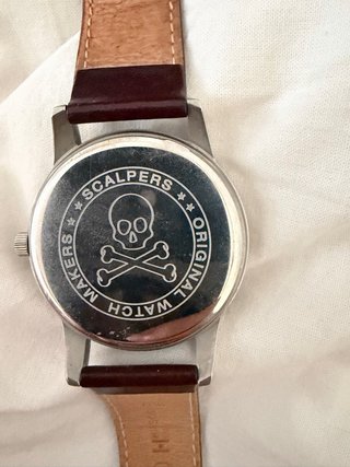 Reloj Scalpers Acero y Correa Marrón