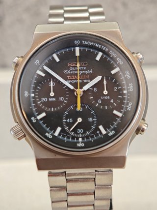 Seiko 7A28-7080 Cronografo Titanio