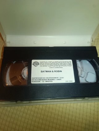 VHS Batman y Robin